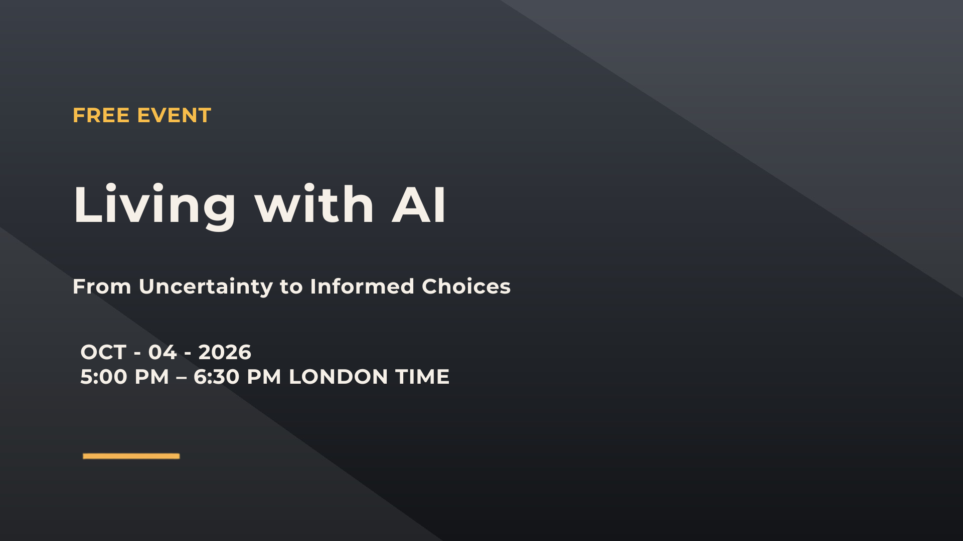 Living with AI: From Uncertainty to Informed Choices
